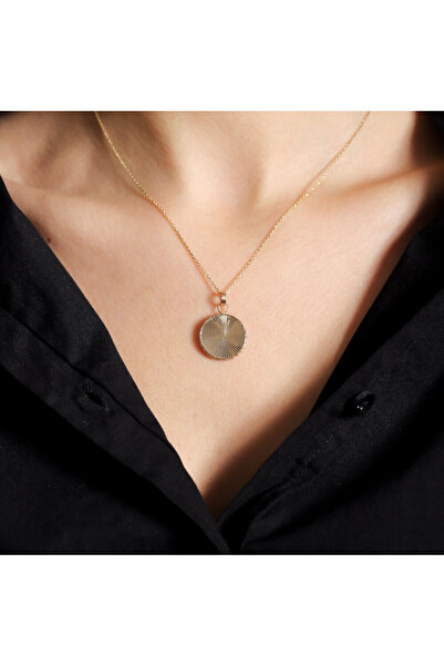 Sembol Gold 14 Ayar Altın Kolye Yuvarlak