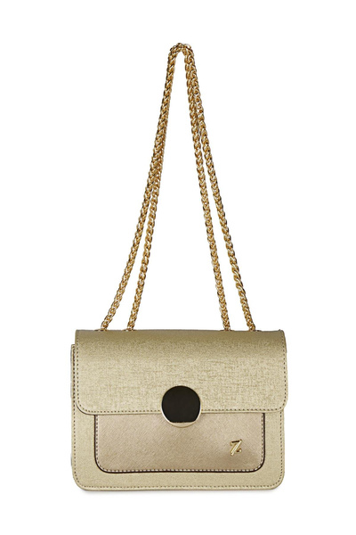 Zühre حقيبة كتف ذهبية 0283