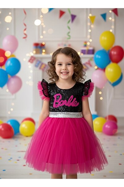 babysmile PAYETLİ BARBİE KOSTÜM