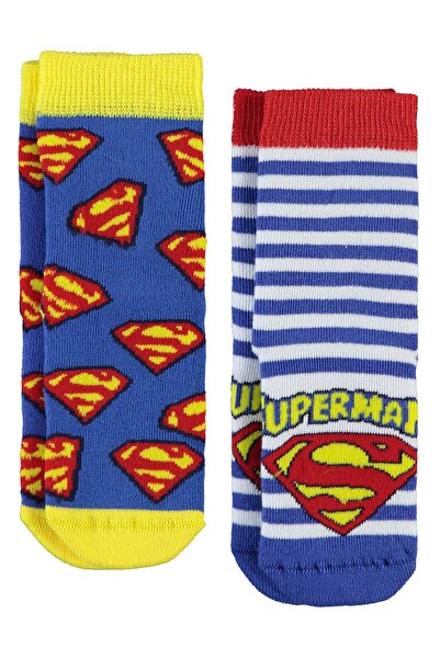 Superman Peškir 2 komada, čarape za muškarce od 2 do 12 godina - standardne