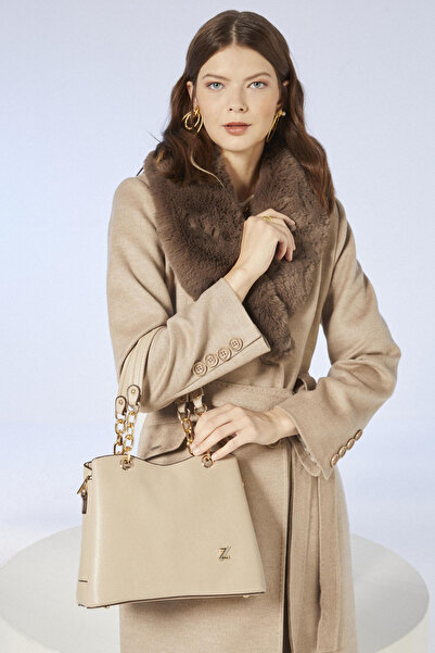 Zühre Chain Strap Detailed K.Beige Bag 0310