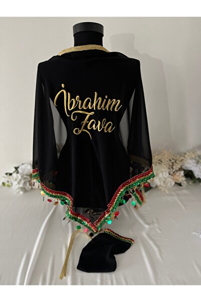 LE FANTASİA İsme Özel Nakışlı Damat Örtüsü & Eldiveni (YAZIYI MESAJ İLE BİLDİ...