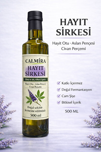CALMİRA Hayıt Sirkesi 500 ml "Hayıt Otu - Aslan Pençesi - Civan Perçemi" Kadı...