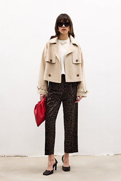 Touché Privé LEOPAR DESENLİ HAVUÇ PANTOLON