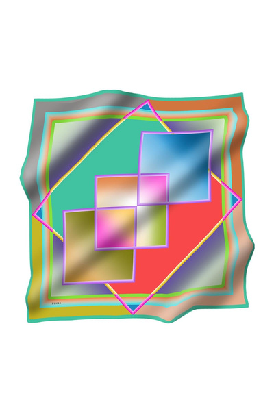 Zühre Polyester Twill Vorj V-Orj Eşarp 0020