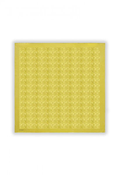 Zühre وشاح كوزا زد مونوغرام زيتوني 0082