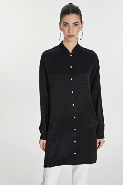 Zühre Μαύρο Σακάκι Ζακάρ με Ρεβέρ 0134