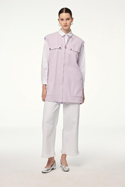 Zühre Yelekli Yeşili Ikili Lavanta Takım 1570