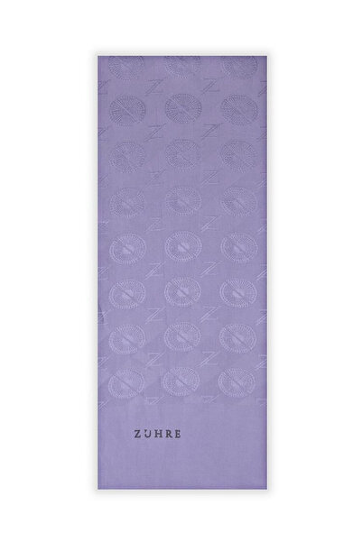 Zühre Gizem Z Monogram Lila Şal 0015