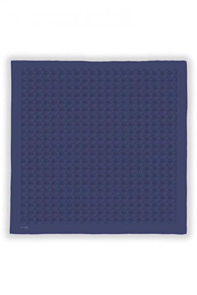 Zühre Gizem Z Monogram Синій шарф 0083