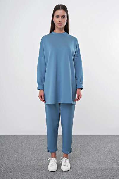 Zühre Oversize Rahat Mavi Takım 1370