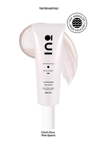 INO Cosmetic Pink Quartz Işıltılı Nemlendirici Makyaj Bazı ve Yüz Kremi - 50m...