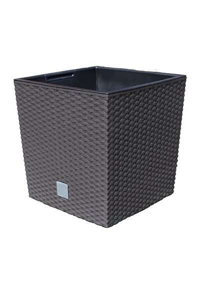 Strend Pro Ghiveci decorativ de flori, Prosperplast, Rato, imitatie ratan, pa...