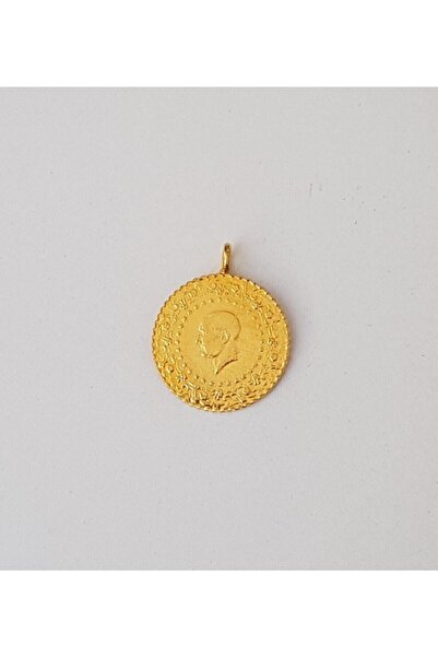 Lal 22 Ayar Altın Kaplama Kulplu Tarihli Bijuteri Çeyrek Altın