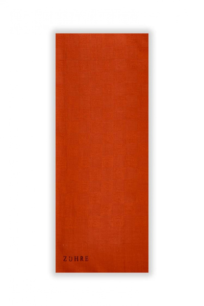 Zühre Monogram Patterned Seher Tile Shawl 0106