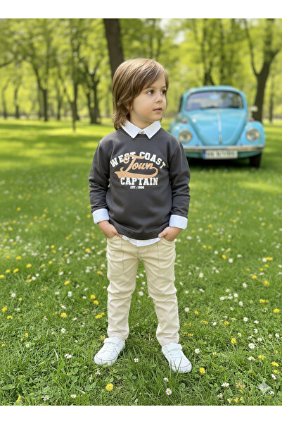 tinytrends Baby Boy&Child West Coast Tour 3-Piece Set Sweatshirt Shirt Pants ...