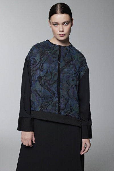 Zühre Patterned Stripe Detailed Double Blue Suit 1725