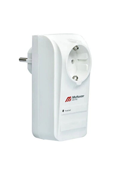 Mutlusan TEKLİ ŞOK KORUMALI PRİZ AKIM KORUMALI