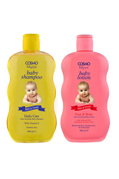 Cosmo GIFT SET BABY LOTION AND SHAMPOO 2x500ml