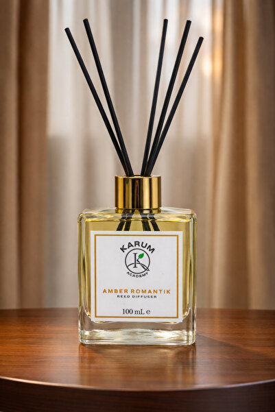 karum academy Amber Romantik – Sıcaklık ve Tutkunun Buluştuğu Koku Çubuklu Ka...