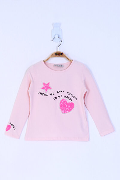 Toontoy Κοριτσίστικο φούτερ Relax Fit με λαιμόκοψη ποδηλάτου και κεντημένες π...