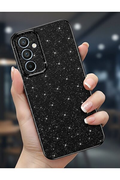 halkhouse Samsung Galaxy A55 Kılıf Premium Simli Göz Alıcı Darbe Emici Kamera...