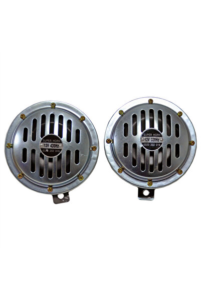 Carub 12V Süper Ton Korna 13 cm Krom (320-430Hz) BR2751577