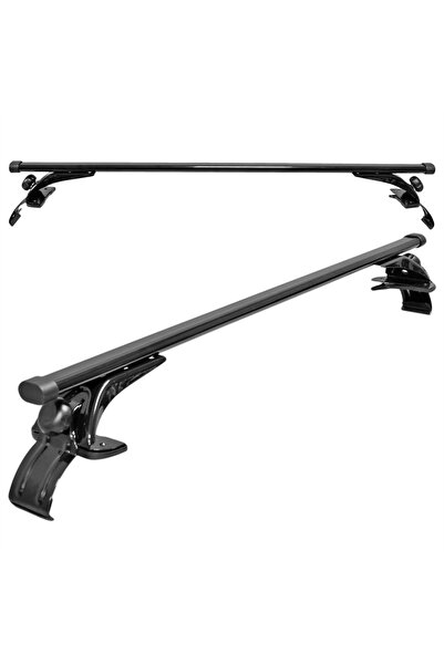 Carub Ara Atkı Oluksuz Metal Siyah 110x4x2 cm (3 Ayaklı) BR0761044