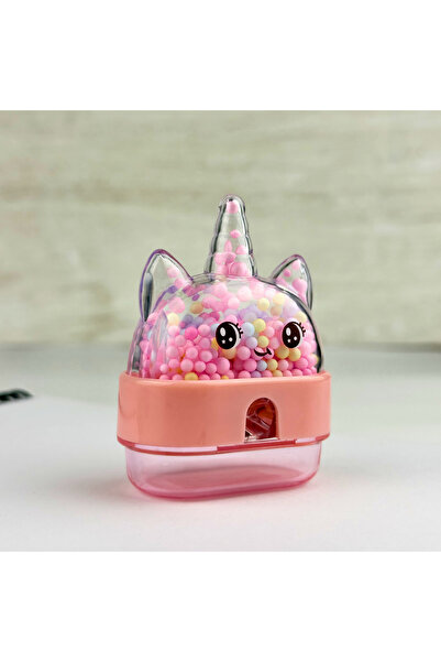 bakgelal Sevimli Unicorn Boncuklu Mikro Kırtasiye Hazneli Kalemtıraş Okul ve ...