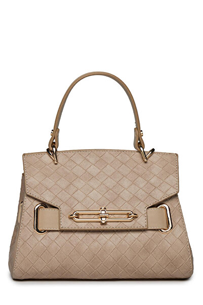 Zühre Τσάντα βιζόν με πλεκτό σχέδιο και λεπτομέρειες 0055