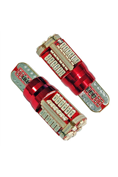 Carub 12V T10 Ampul 57 Led SMD Fiber Canbus Turuncu BR0405563