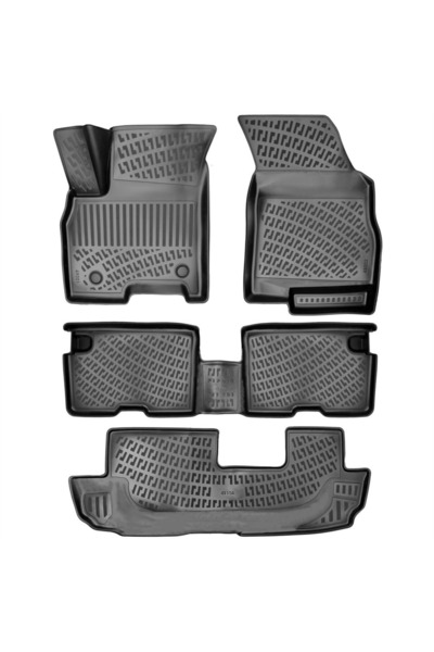 Rizline Chery Tiggo 8 Pro/Pro Max 2020-2025 (7 Koltuk-3 Sıra) 3D Havuzlu Paspas