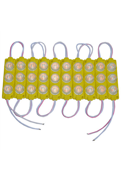 Carub 12V Parmak Lamba Led Camlı Soft Sarı 10 lu BR0409938