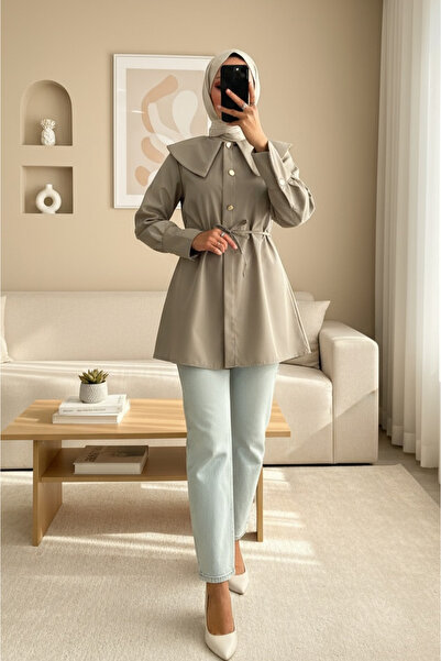 HİJABAYA Καπάκι με φαρδύ λαιμόκοψη και δεμένη μέση