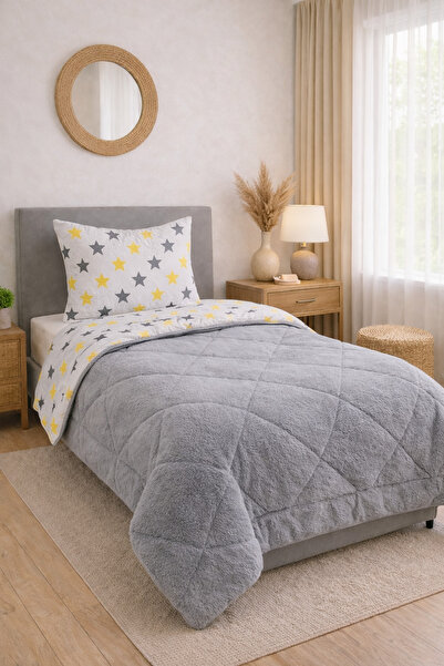 sternen glanz Велмира памучен двустранен Wellsoft единичен юрган с мотиви - к...