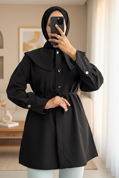 HİJABAYA Широка яка с връзки за талията