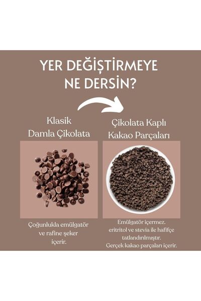 Naturiga Bitter Çikolata Kaplı Kakao Parçaları(Nibi) 140gr