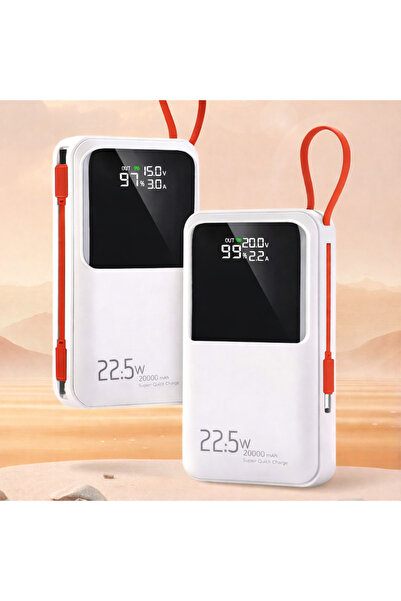 Deppo Trend iPhone/Samsung/Mi/Huawei Uyumlu Taşınabilir Şarj Aleti 20000 Mah ...