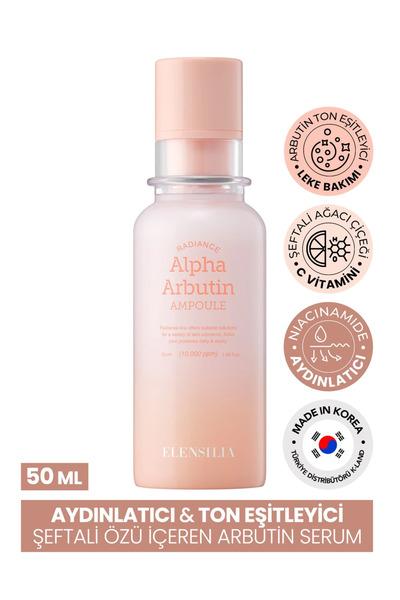 ELENSILIA Aydınlatıcı, Sıkılaştırıcı Arbutin Serum Radiance Alpha Arbutin Amp...