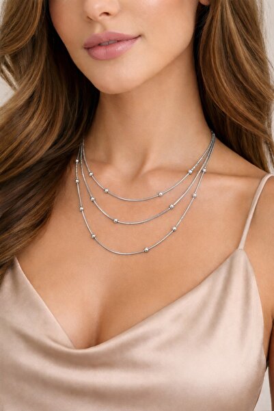 Jack Ferrero Gold Steel Women's Necklace (316L Steel)