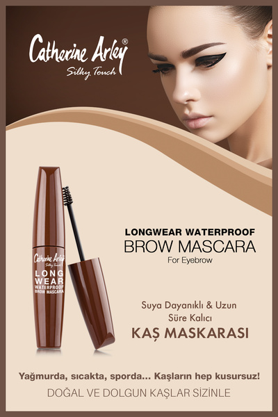 Catherine Arley Waterproof Long Wear Eyebrow Mascara 02-Natural Mascara