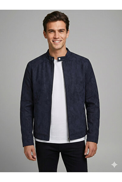 Jack & Jones J&J Lifestyle Tredny Erkek Biker Style Pu Deri Ceket