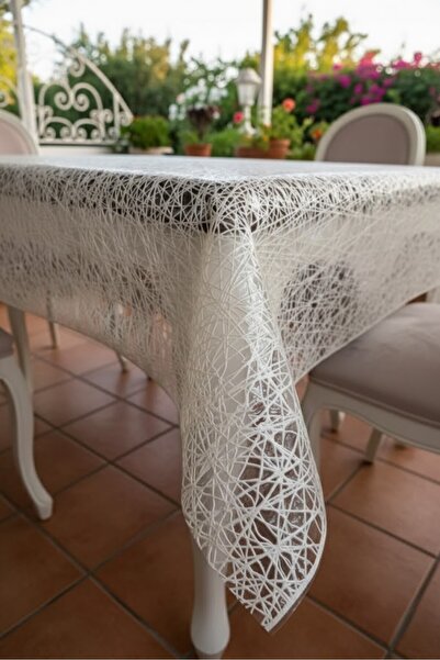 Rona Home Removable Waterproof Wicker Luxury Pvc Coated Table Cloth – Transpa...