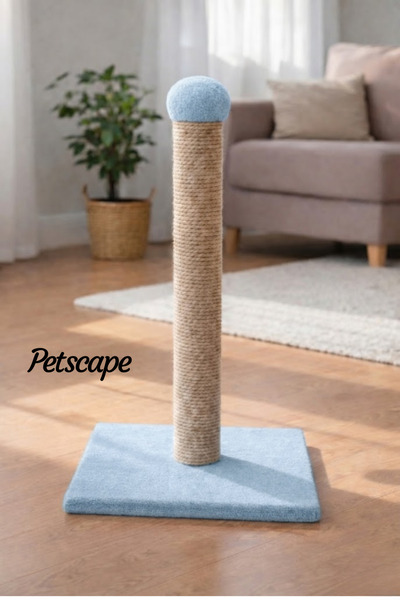 Petscape Cat Scratching Post Natural Sisal/Jute Rope Vertical Scratching Post...