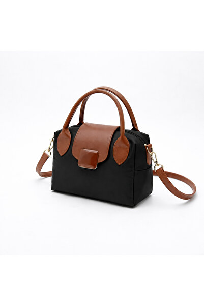 Z&ÇBUTİKK Soft Mini El Çantası – Kahverengi Detaylı