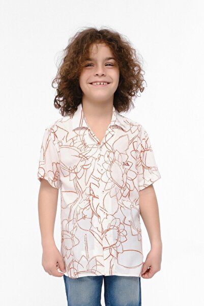 Doctor junior Cămașă cu mânecă scurtă și guler deschis pentru băieți