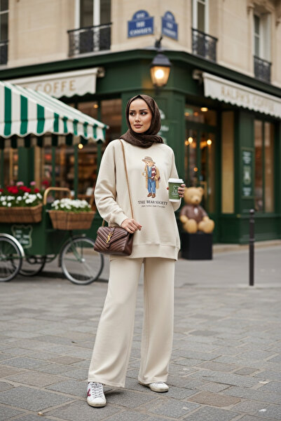 Aselim Hijap Moda Colecția specială The Bear Society Setul dublu de hijab |  ...