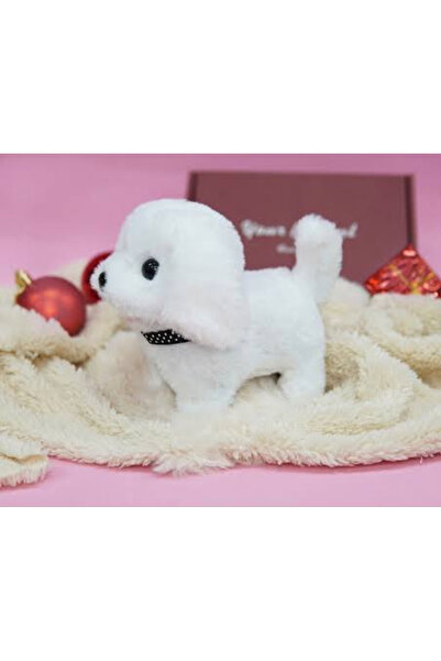 GenelTedarik Kuyruğunu Sallayan Yürüyen Havlayan Peluş Köpek