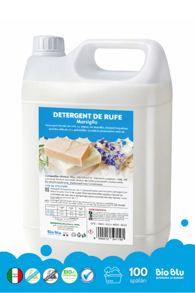 Bio Blu Detergent de rufe MARSIGLIA cu bicarbonat, 5 kg