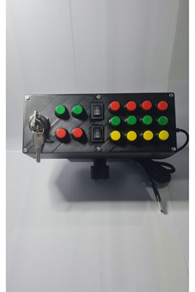 KAPLAN 3D BASKI Buton box kontak anahtarlı